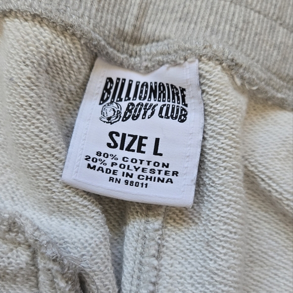 BILLIONAIRE BOYS CLUB MENS PANT BB CYCLE SWEATPANTS Size Large Gray - Picture 6 of 9